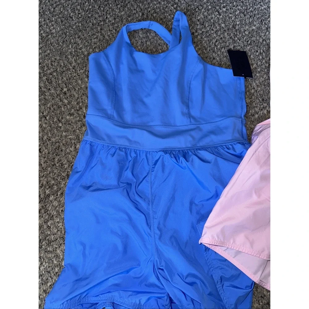 Lot Of 4 Girls Athletic Works Shorts Rompers XL 14/16